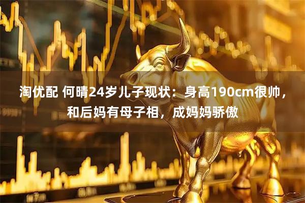 淘优配 何晴24岁儿子现状：身高190cm很帅，和后妈有母子相，成妈妈骄傲