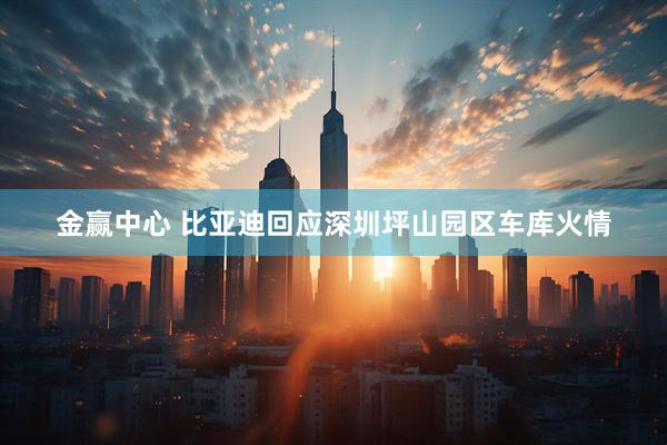 金赢中心 比亚迪回应深圳坪山园区车库火情